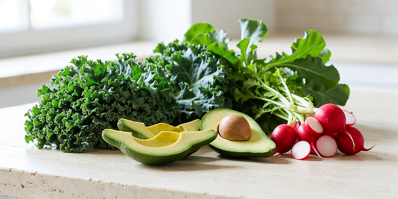 Świeże składniki diety